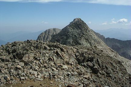 Pointe de Litérole vue depuis le sommet du pic Royo