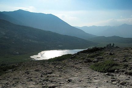 Au dessus du lac de Nino