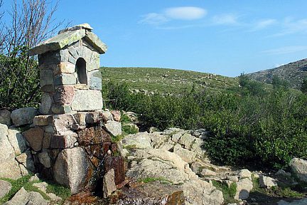 Source près du lac de Nino