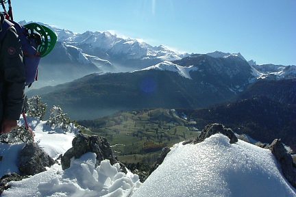 Sommet du Soum de Counée avec vue sur le pic du Midi d'Ossau