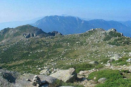 En route pour la crète de Muratellu