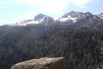 Col d'Aran et Rocher d'Aran depuis le Turon de la Técouère