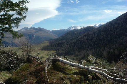 Pics du Moulle de Jaüt, Gabizos et Ger depuis le Turon de la Técouère