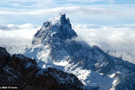 Pic du Midi d'Ossau depuis la montée au pic du Ger