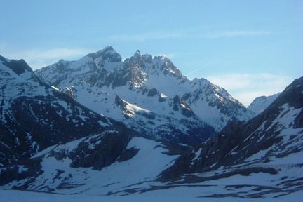 Le Lurien vu depuis le cirque d'Anéou