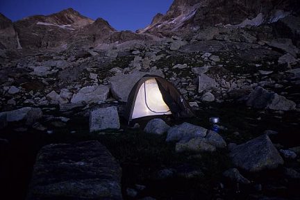 Bivouac au pied du Gourdon