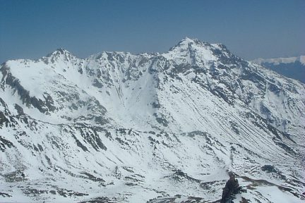L'Arbizon et les pics de Monfaucon et d'Aulon depuis le Pichaley