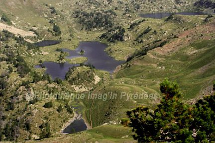 Pic et lacs de Bastan