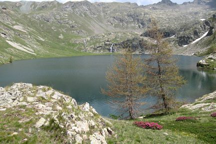 Lac de Vens depuis le sentier
