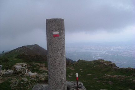 Sommet du Jaizkibel (543 m), vue sur Hendaye et Hondarribia