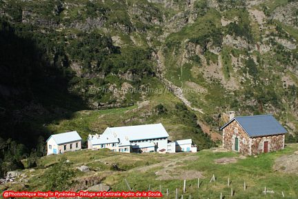 La Centrale hydroélectrique et le refuge de La Soula