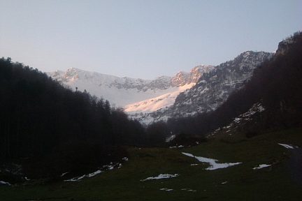 Crête de Coos, vue en montant vers Escalac