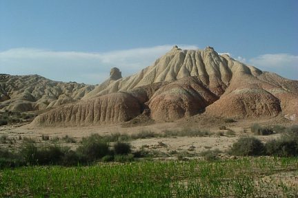 Bardenas Reales et son relief sculpté par l'eau de pluie