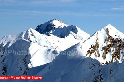 Pic du Midi de Bigorre depuis le pic de Léviste