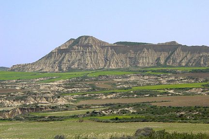 Il y a aussi du vert dans le désert des Bardenas