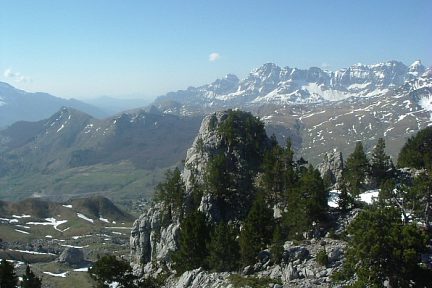 Sommet de O Forato Nord (2106 m), vue sur O Forato Sud
