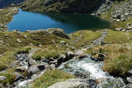 Lacs de l'Embarrat en août 2006
