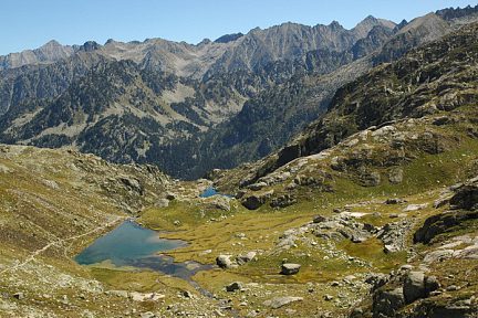 Lacs de l'Embarrat - vue d'ensemble