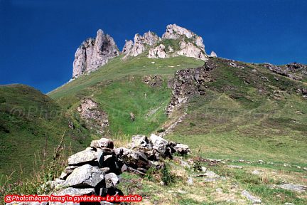 Le Lauriolle vu depuis le refuge d'Ibech