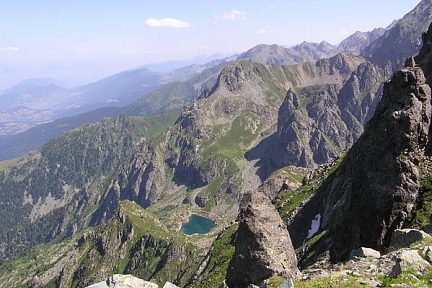 Le lac du Crozet vu depuis le Grand Colon