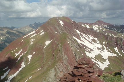 Le pico de las Arroyeras vu du pico Culivillas
