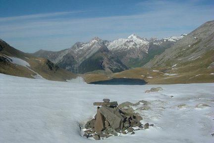 Vue sur le versant espagnol depuis le col des Espécières