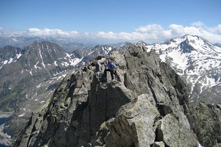 Au sommet du pic de Néouvielle
