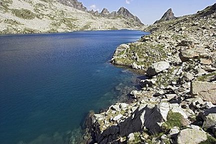 Grand lac d'Ardiden en juillet 2007