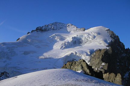 Barre des Écrins depuis le glacier Blanc