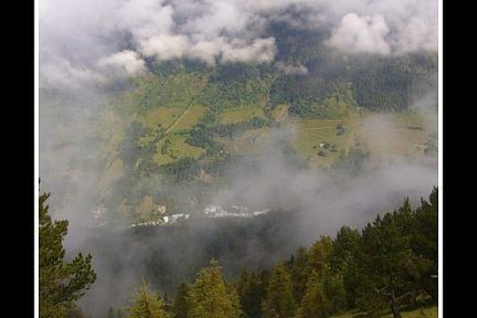 Barèges vu depuis le pic d'Ayré