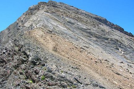 Dernière montée vers le pic de Campbieil