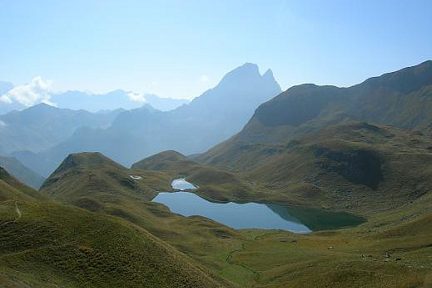 Lac d'Aule en montant vers le Tuc de la Tron Garié