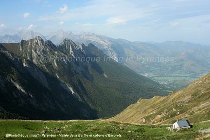 Vallée de la Berthe en montant au col d'Iseye