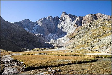 Face nord du Vignemale depuis les Oulettes de Gaube