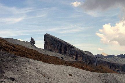 Doigt de la Fausse Brèche depuis le col Blanc