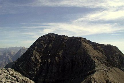 Le Taillon vu depuis le pic des Gabietous Oriental