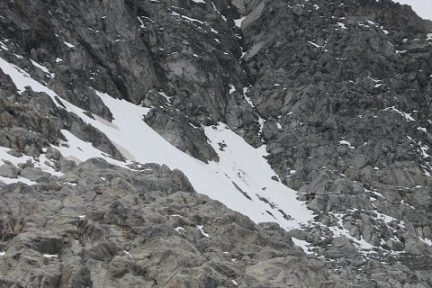 La cheminée du Pic Long en entier