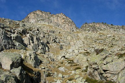 La brèche, crête de Barris