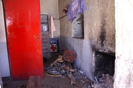 entrée du refuge