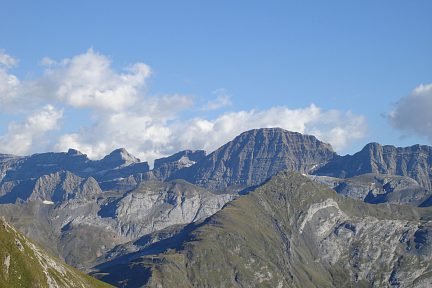 Face Nord du taillon sur la rando du Vignemale