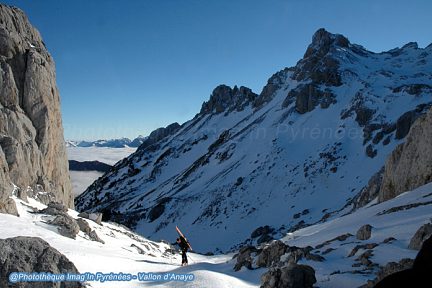Vallon d'Anaye, entre le pic d'Anie et le Billare
