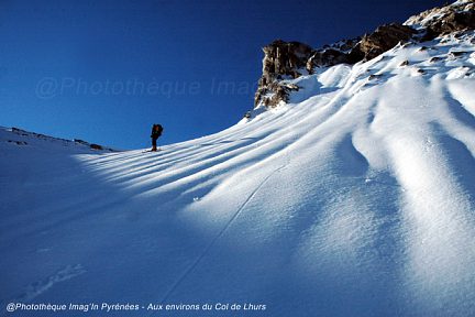 Effet de neige près de la Table des Trois Rois, vallon d'Anaye