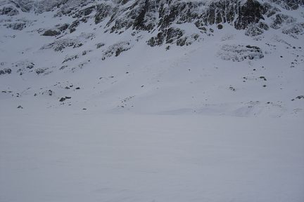 Le lac d'Anglas en hiver