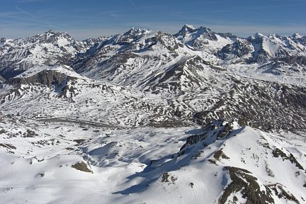 Depuis Espelunziecha, le Lurien, le Palas et le Balaïtous