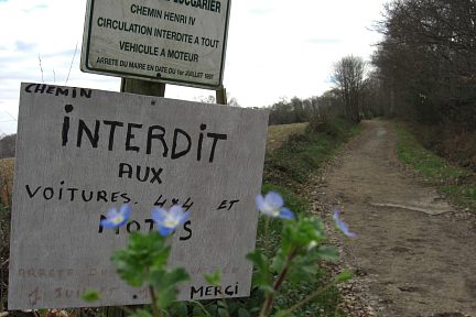 Randonnée sur le chemin Henri IV