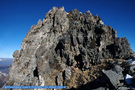 Le sommet du pic Wilson (2400 m), inaccessible en ski