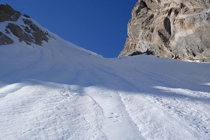 Couloir de Pene blanque
