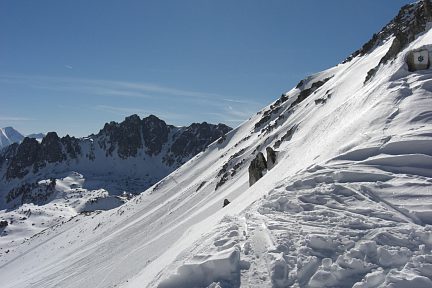 Sur la crête Nord du pic de Gourguet