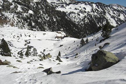 Retour du Gourguet, au-dessus du laquet de Coste Oueillère