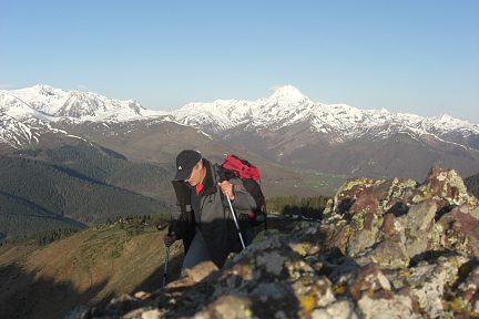 Sommet du Monné Rouye (1755 m) et pic du Midi de Bigorre